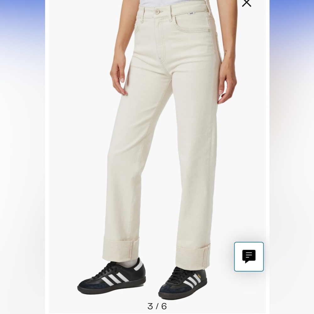 Mavi Savannah Cuffed Cream Pants
